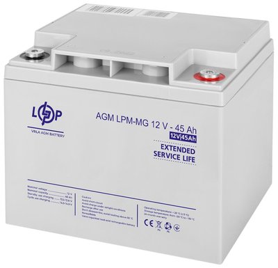 Аккумулятор LogicPower 12V 45AH (AGM LPM-MG 12V - 45 Ah) мультигелевый 199461 фото